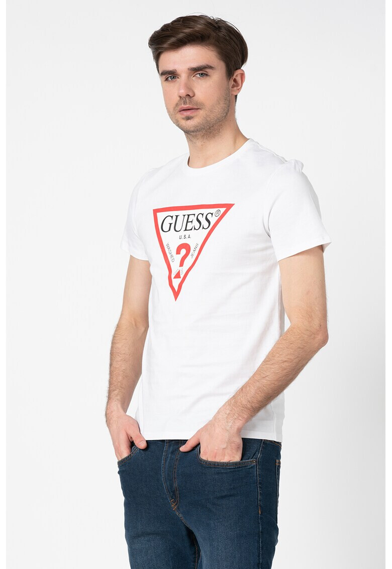 GUESS JEANS Тениска с лого - Pepit.bg