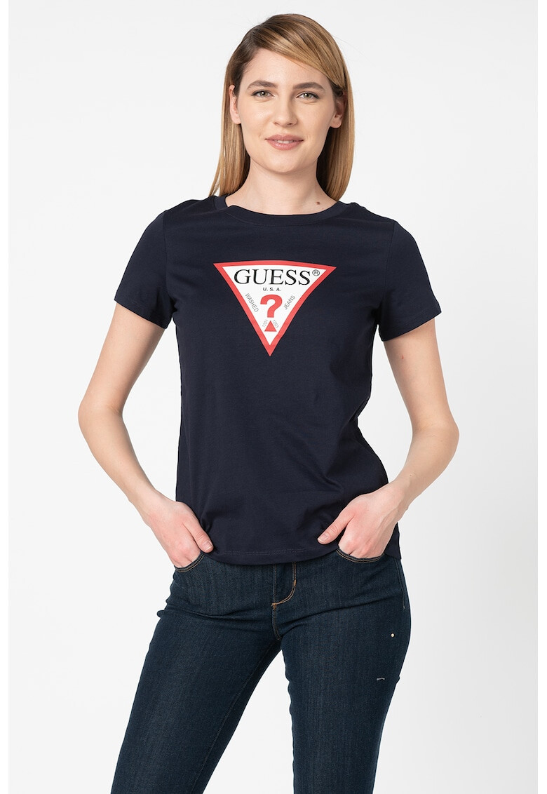 GUESS JEANS Тениска с лого - Pepit.bg
