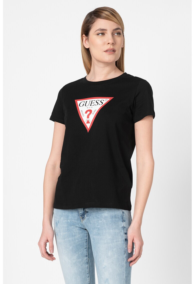 GUESS JEANS Тениска с лого - Pepit.bg