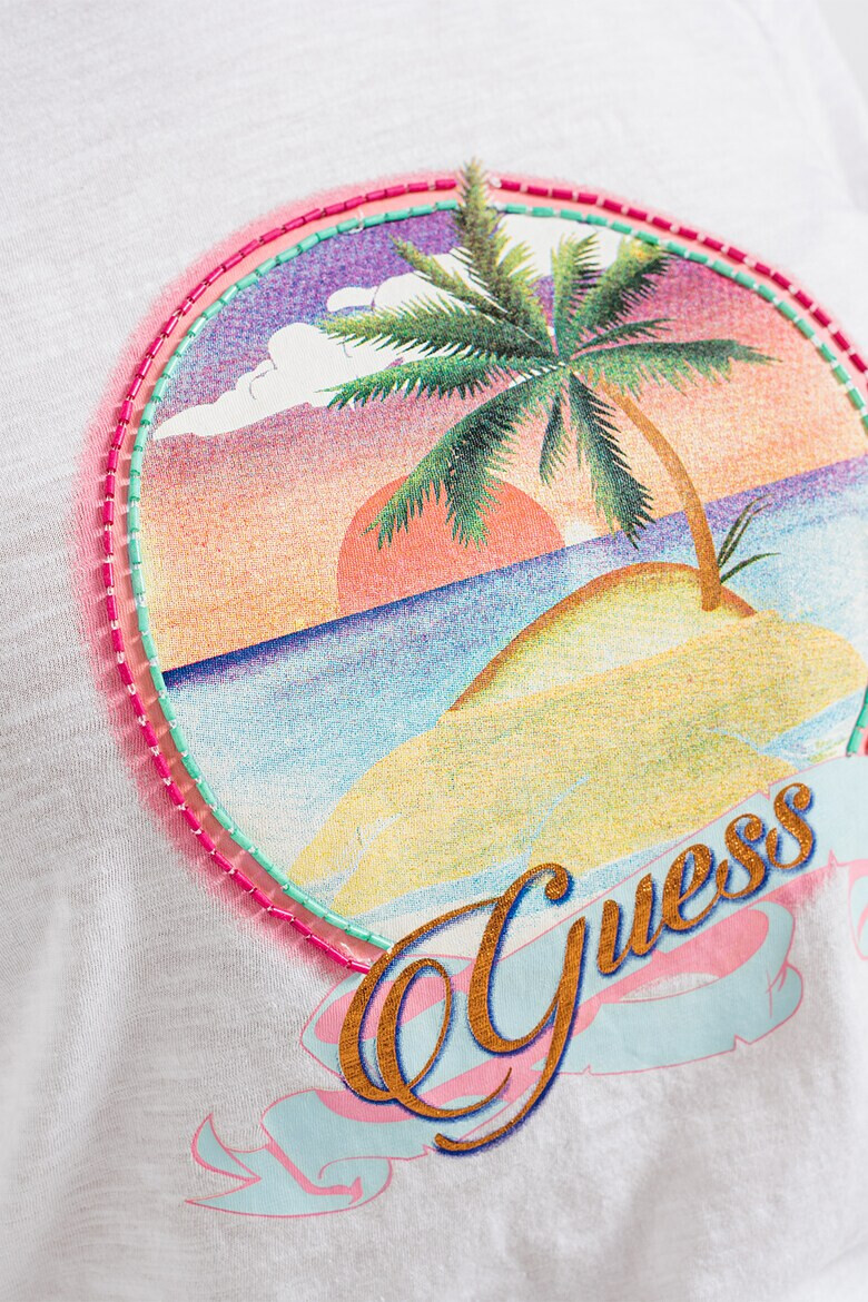 GUESS Тениска с мъниста - Pepit.bg