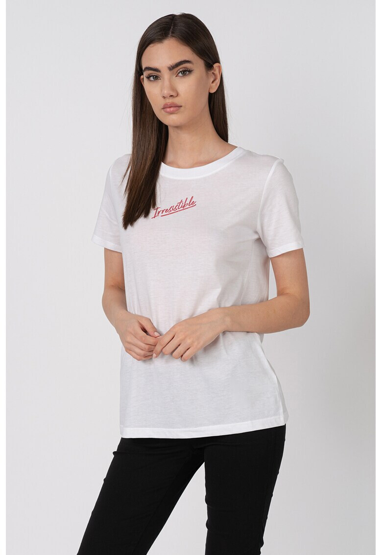 GUESS JEANS Тениска с модал - Pepit.bg