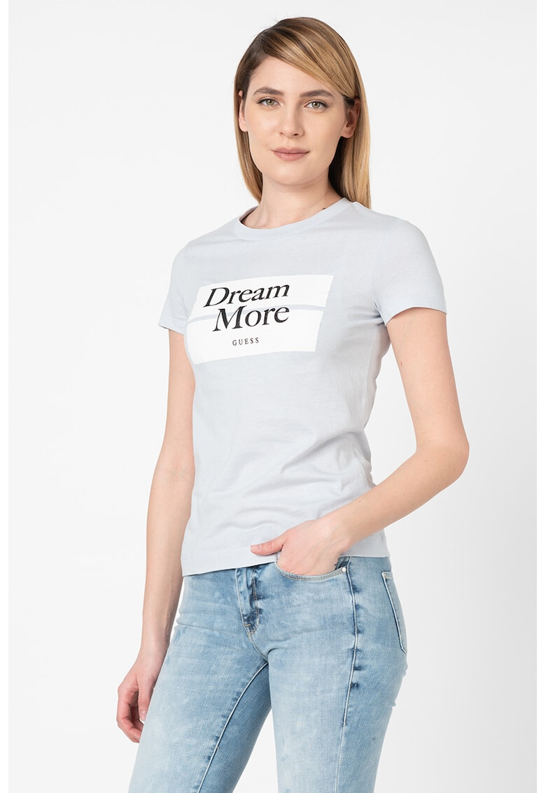 GUESS JEANS Тениска с надписи - Pepit.bg