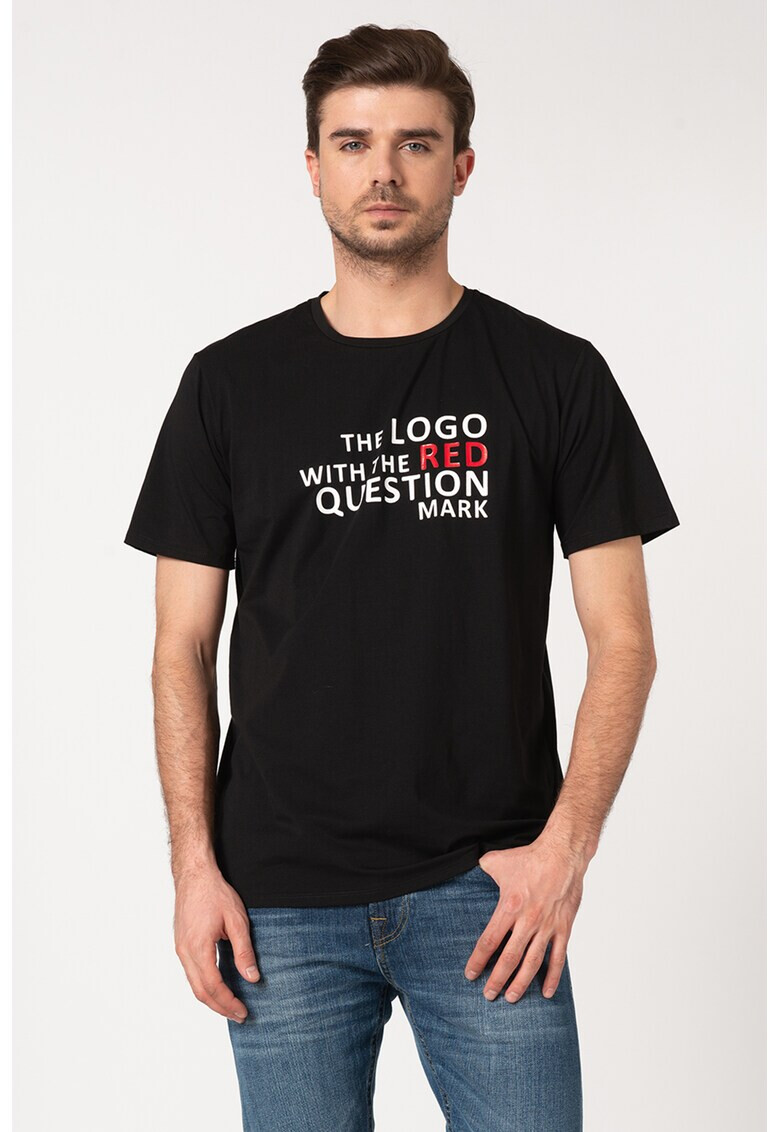 GUESS JEANS Тениска с надписи - Pepit.bg