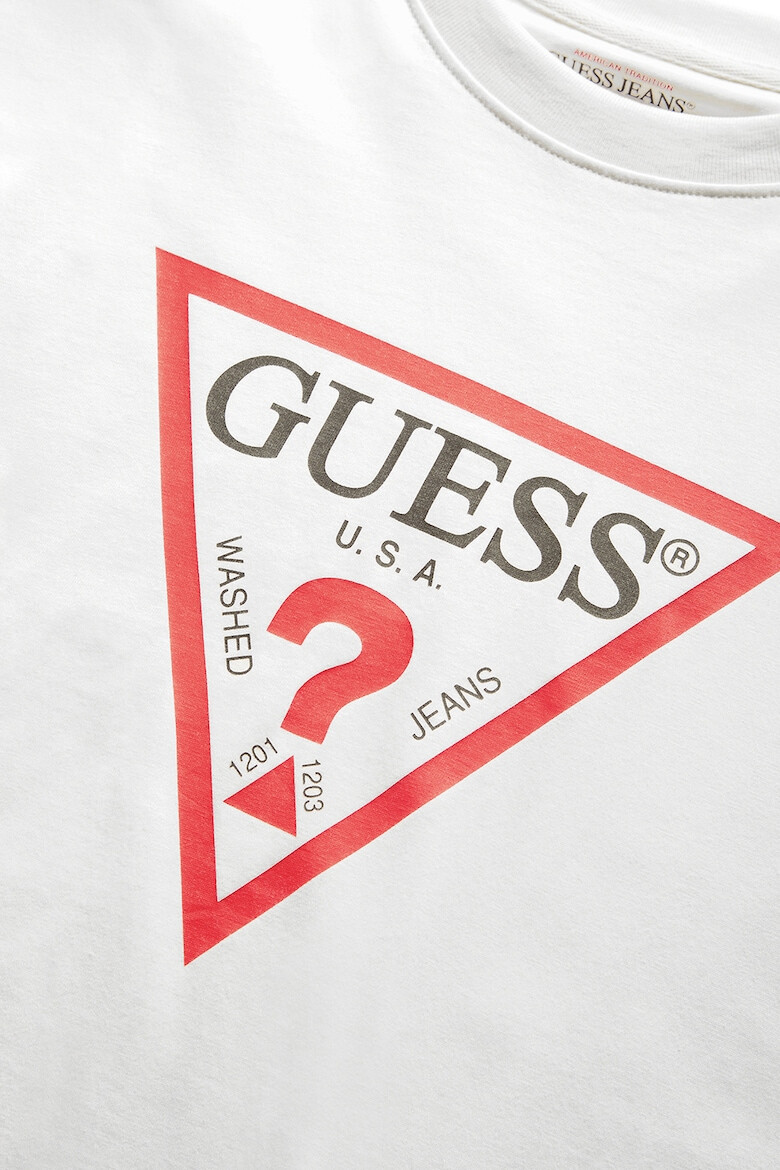 GUESS JEANS Тениска с органичен памук - Pepit.bg