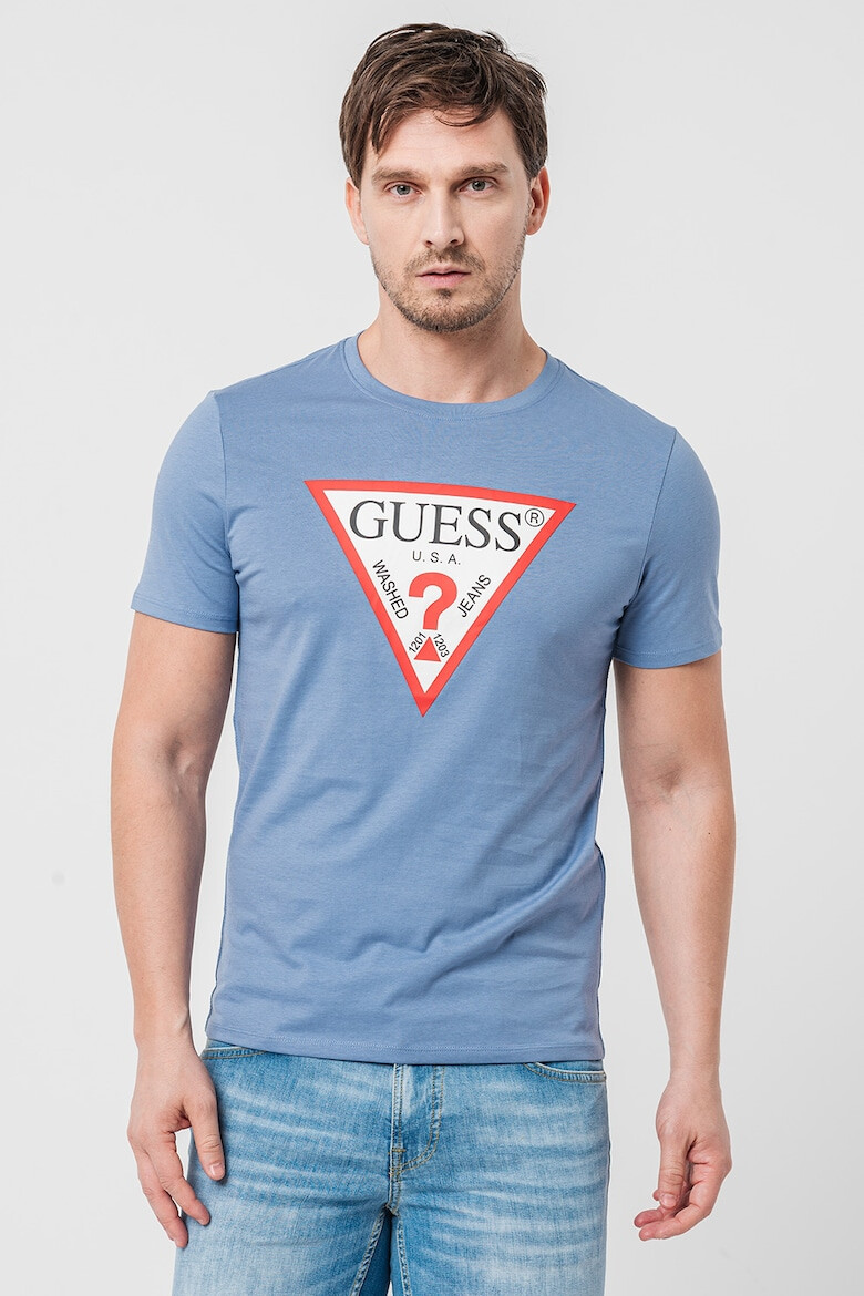 GUESS KIDS Тениска с овално деколте и лого - Pepit.bg