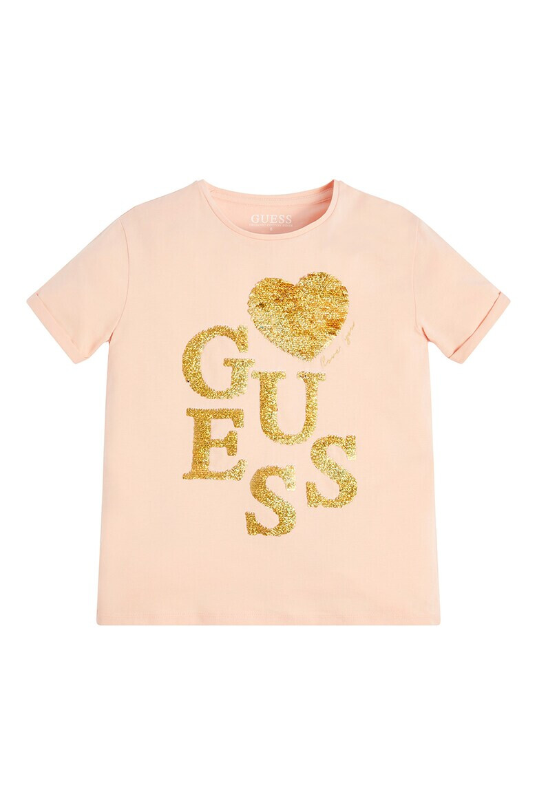 GUESS JEANS Тениска с пайети - Pepit.bg