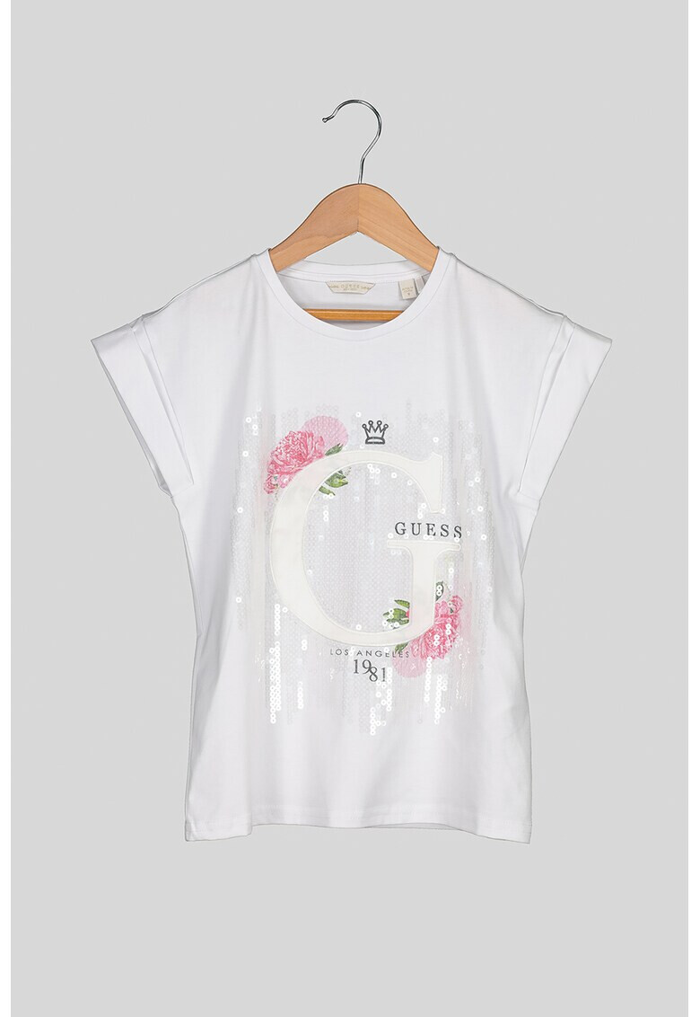 GUESS JEANS Тениска с пайети - Pepit.bg