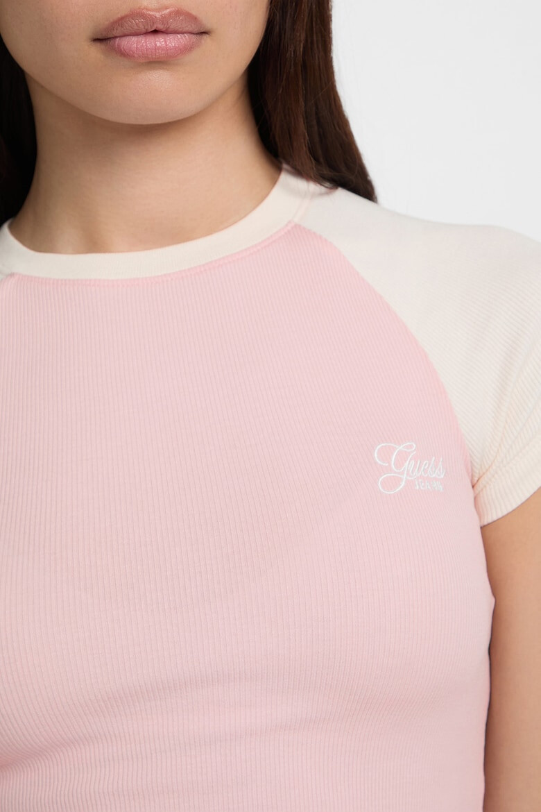 GUESS JEANS Тениска с памук - Pepit.bg