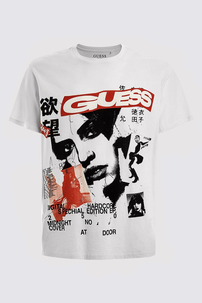 GUESS JEANS Тениска с принт - Pepit.bg