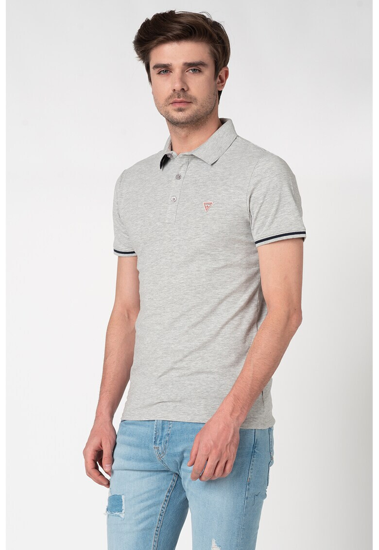 GUESS JEANS Тениска с пришито лого - Pepit.bg