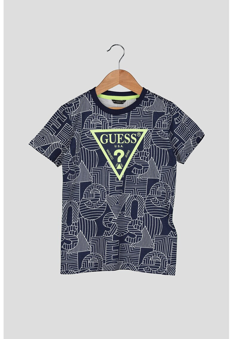 GUESS JEANS Тениска с щампи - Pepit.bg