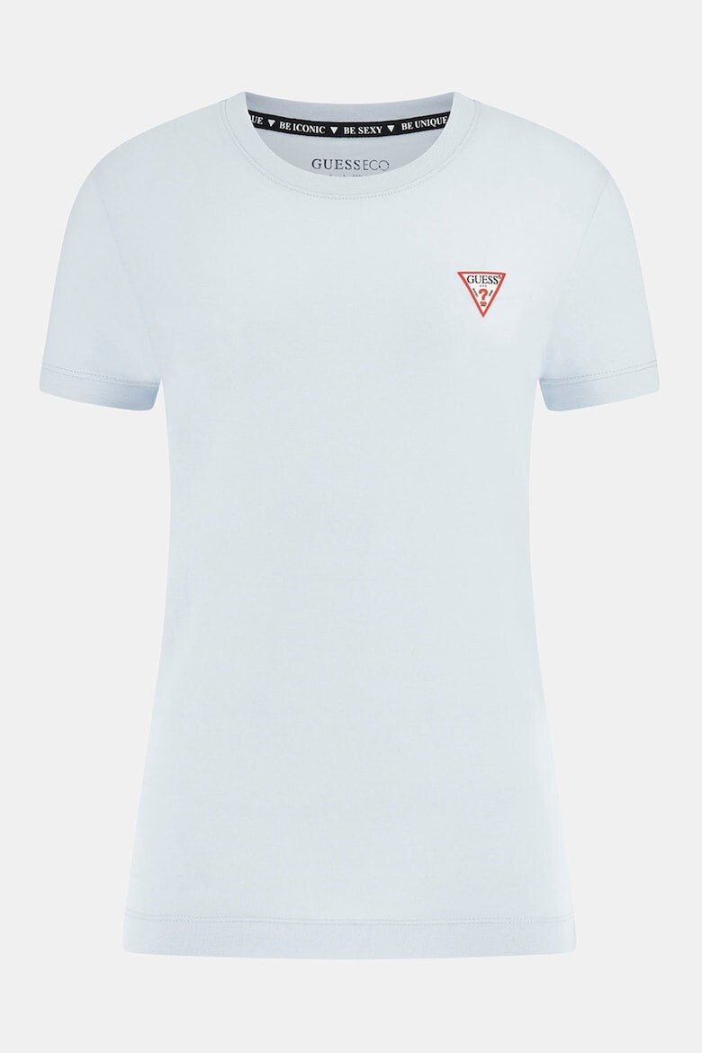 GUESS JEANS Тениска слим с лого - Pepit.bg