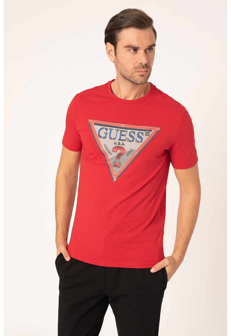 GUESS JEANS Тениска слого - Pepit.bg