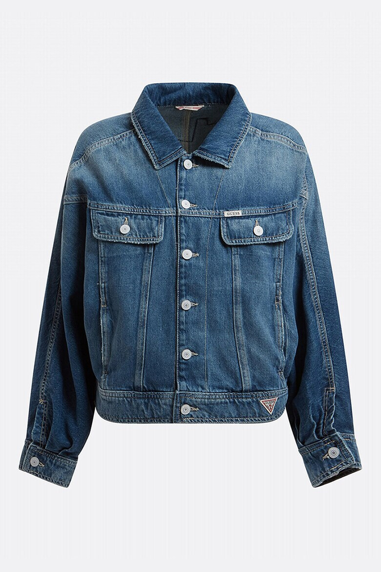 GUESS JEANS Яке от деним с бродирано лого - Pepit.bg