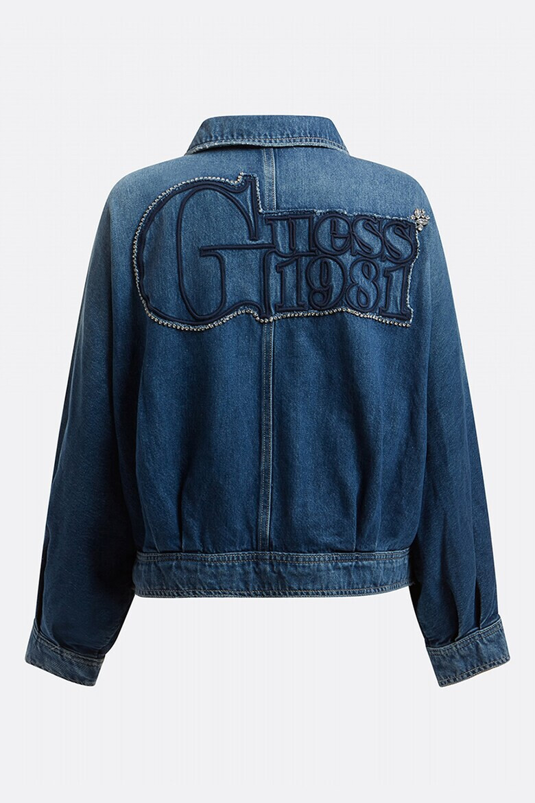 GUESS JEANS Яке от деним с бродирано лого - Pepit.bg