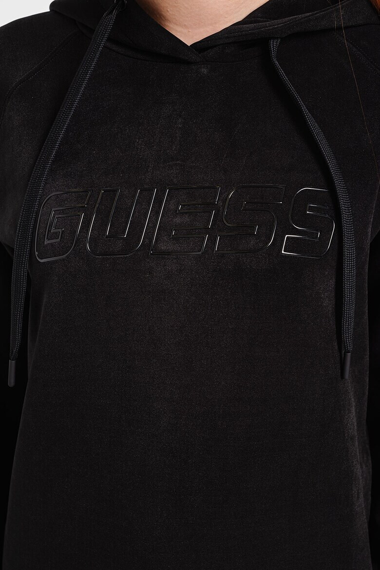 Guess Кадифено фитнес худи - Pepit.bg