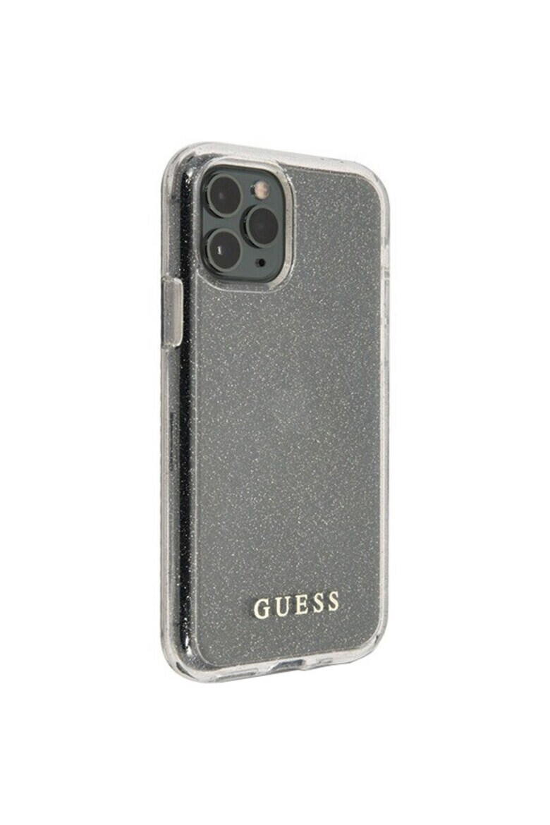 GUESS Калъф Glitter Circle за iPhone 11 Pro Max - Silver - Pepit.bg
