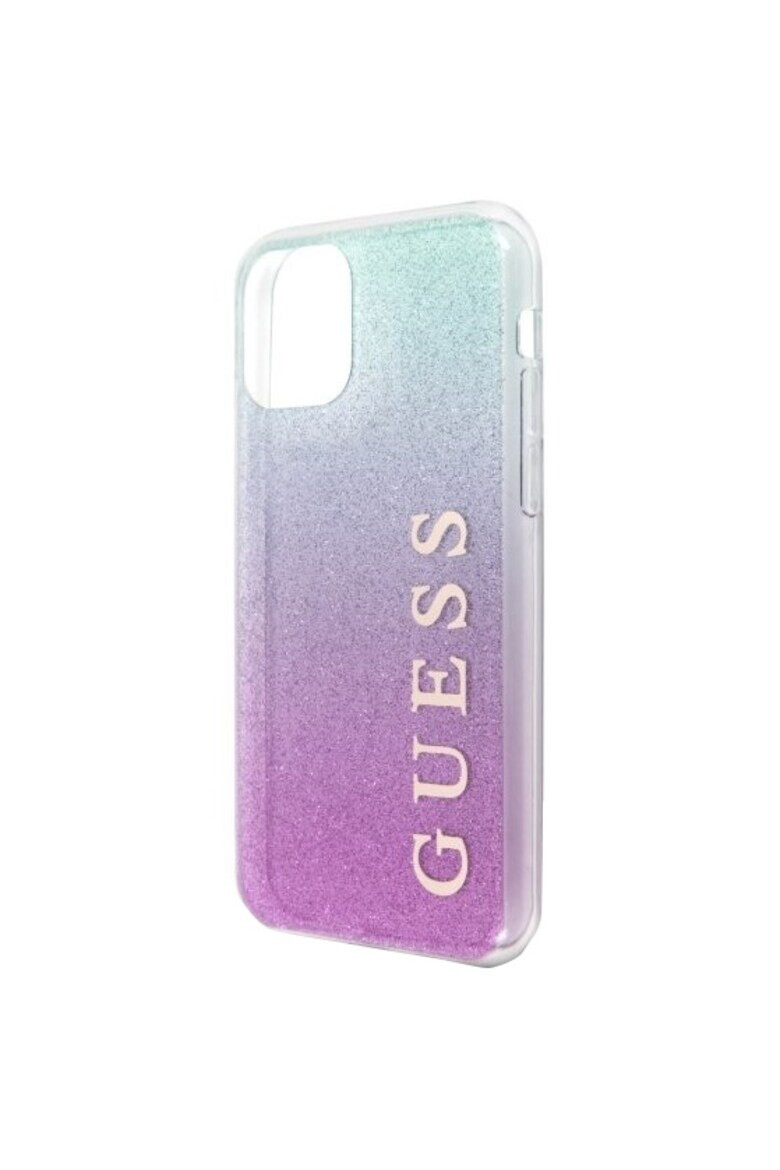 GUESS Калъф Glitter Gradient за iPhone 11 Pro - Pink- Blue - Pepit.bg