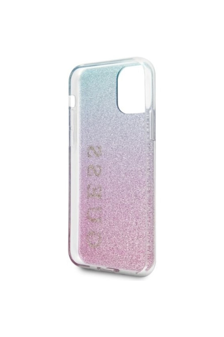 GUESS Калъф Glitter Gradient за iPhone 11 Pro - Pink- Blue - Pepit.bg