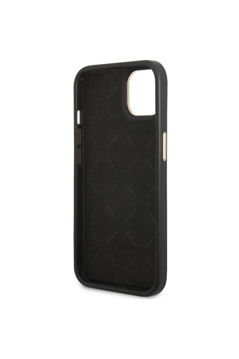 GUESS Калъф PC/TPU 4G metallic - За iPhone 14 - Черен - Pepit.bg