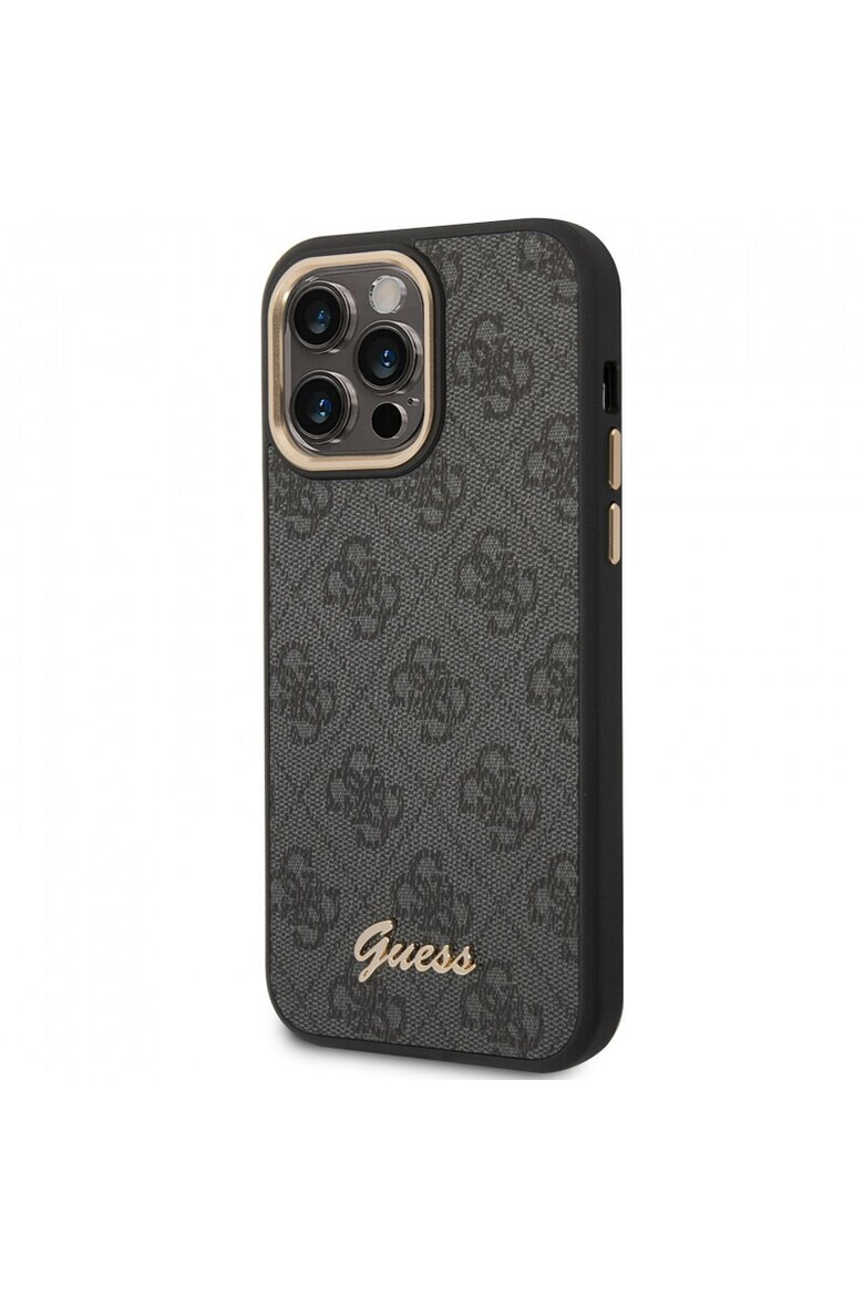 GUESS Калъф PC/TPU 4G metallic - За iPhone 14 Pro - Черен - Pepit.bg