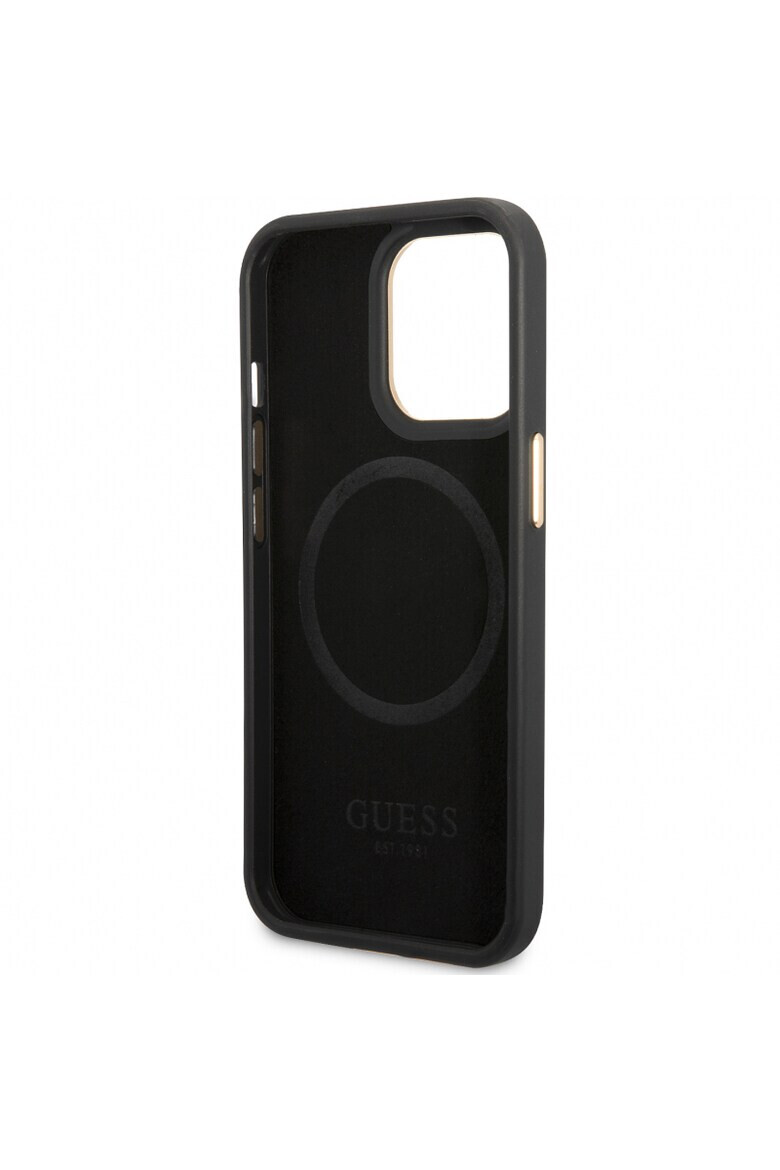GUESS Калъф PU 4G MagSafe - За iPhone 14 Pro - Черен - Pepit.bg