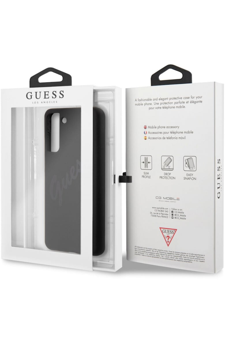 GUESS Калъф Vintage Script за Samsung Galaxy S21+ 5G - Black - Pepit.bg