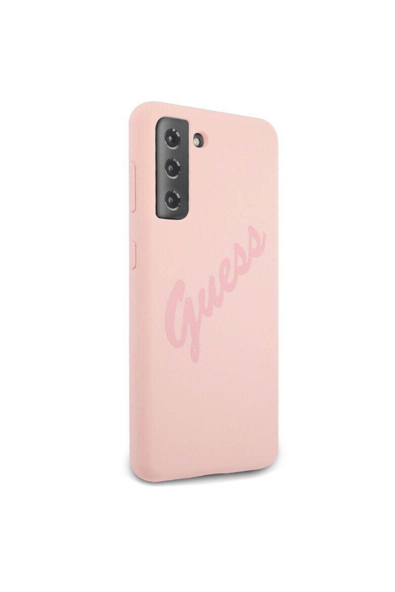 GUESS Калъф Vintage Script за Samsung Galaxy S21+ 5G - Pink - Pepit.bg