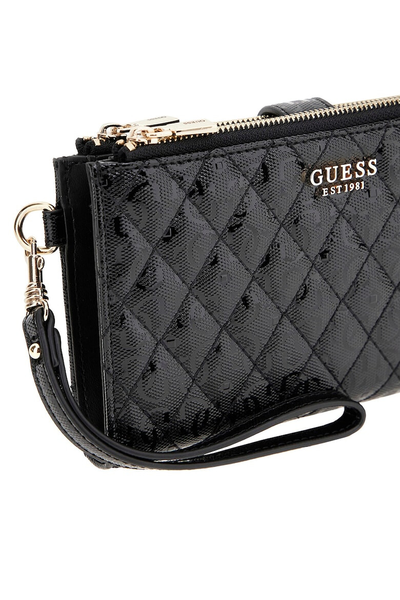 GUESS Капитониран портфейл с шарка Yarmilla - Pepit.bg