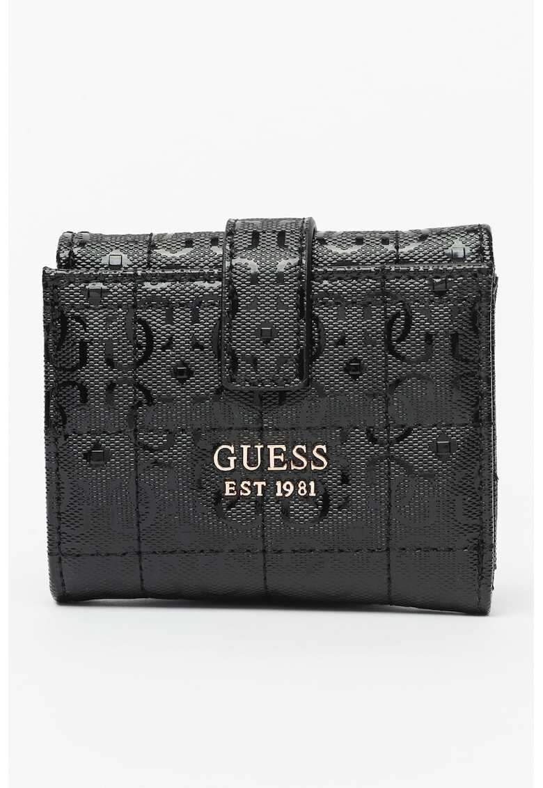 Guess Капитониран портфейл Kobo с монограм - Pepit.bg