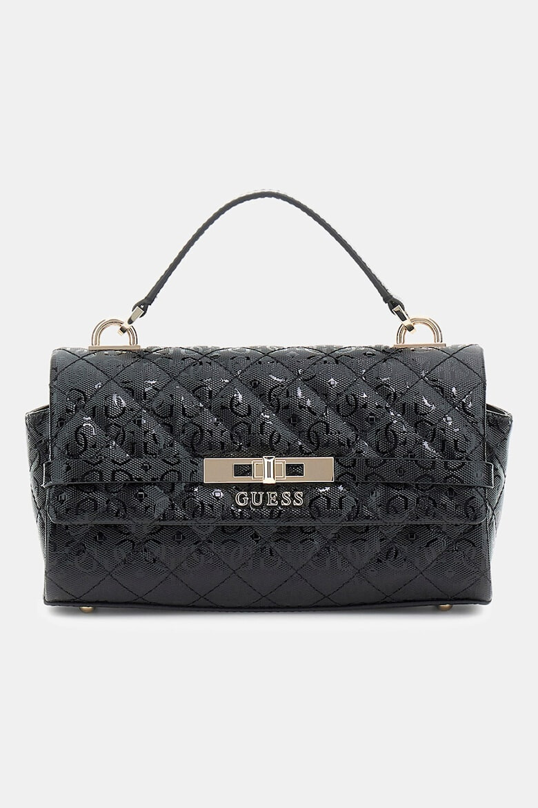GUESS Капитонирана чанта - Черен - Pepit.bg