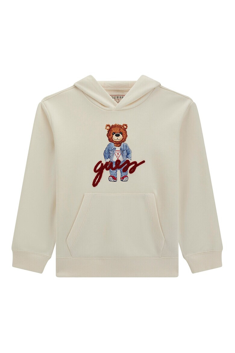 GUESS Худи с джоб кенгуру - Pepit.bg