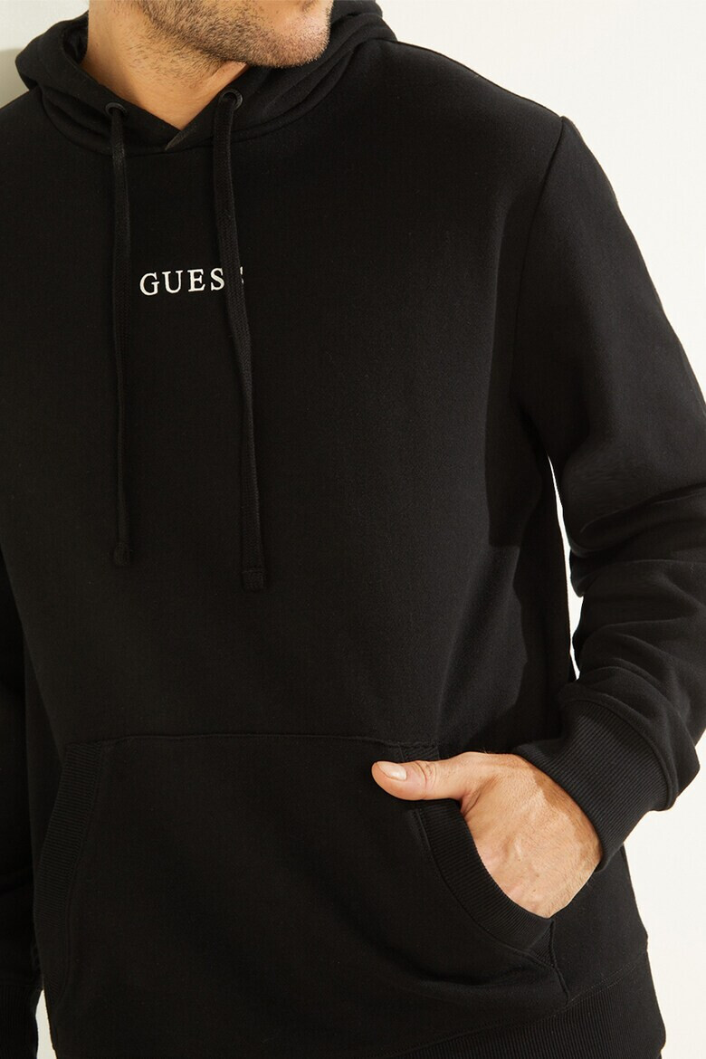GUESS Худи с джоб кенгуру - Pepit.bg