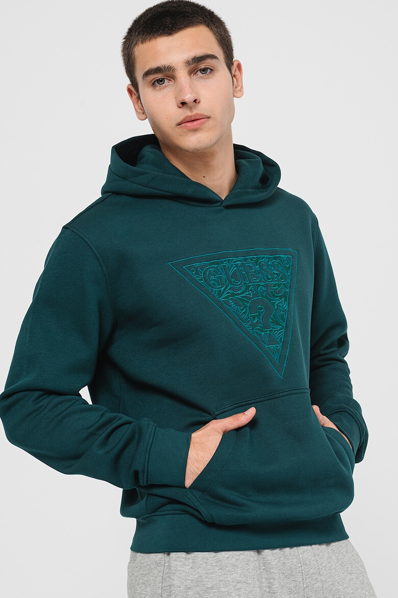 GUESS Худи с джоб кенгуру - Pepit.bg
