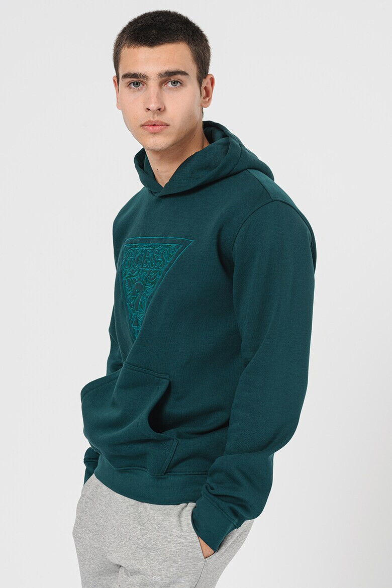 GUESS Худи с джоб кенгуру - Pepit.bg