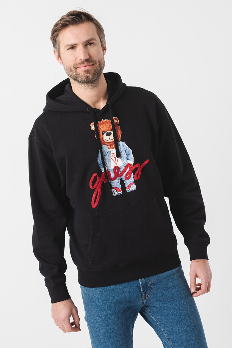 GUESS Худи с принт и лого - Pepit.bg