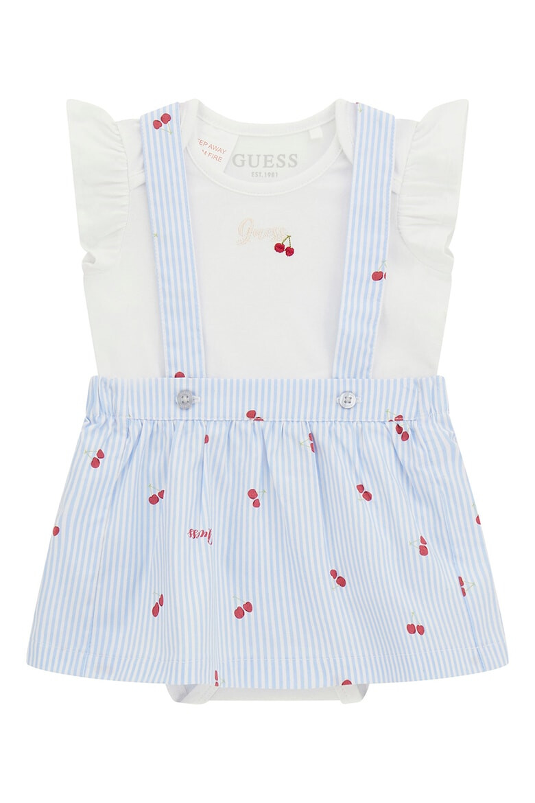 GUESS KIDS Боди и гащеризон - Червен/Пастелносин/Слонова кост - Pepit.bg