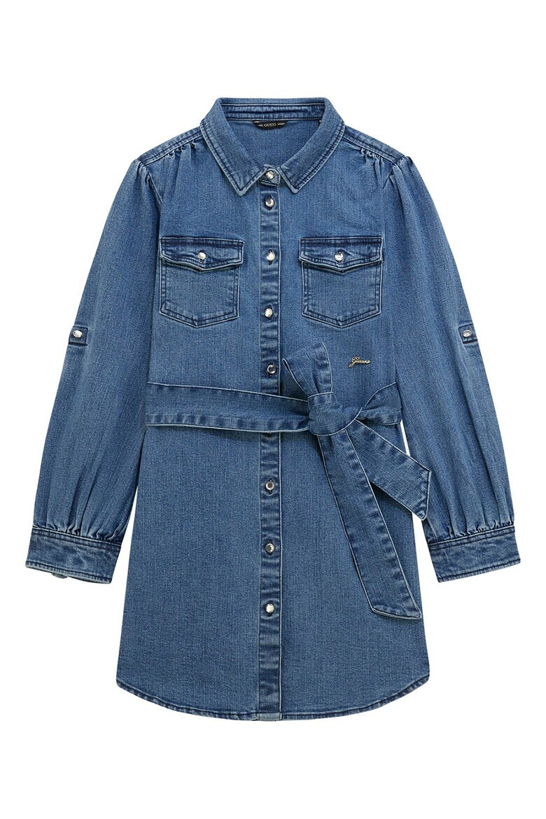GUESS KIDS Дънкова рокля с колан - Pepit.bg