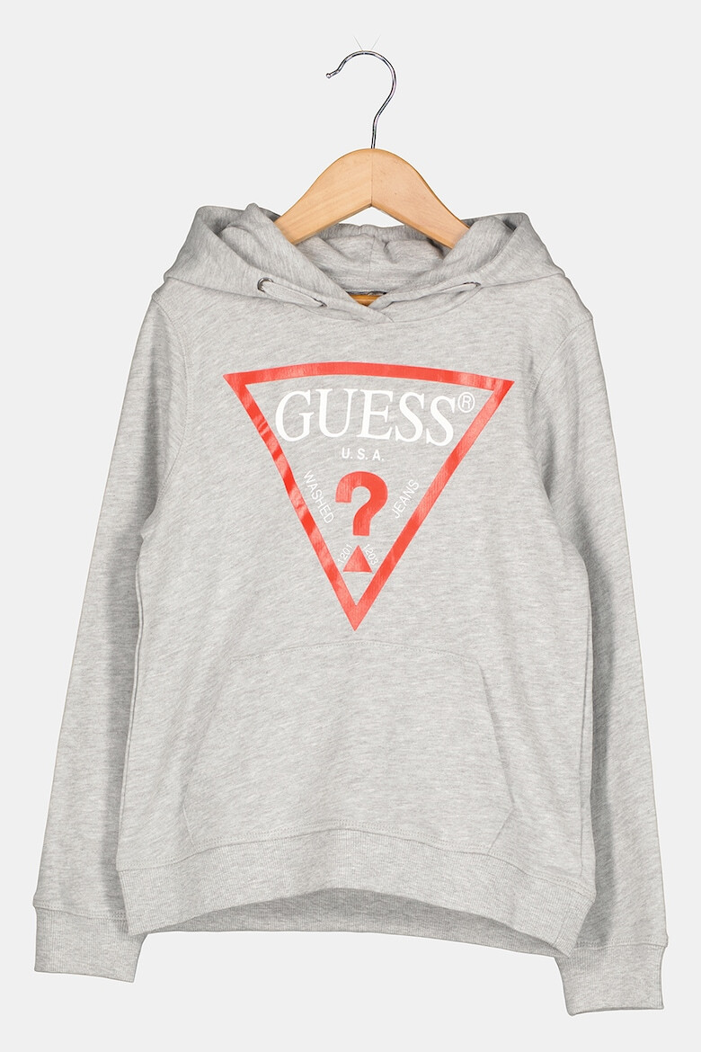 GUESS KIDS GUESS Памучно худи с джоб кенгуру - Pepit.bg