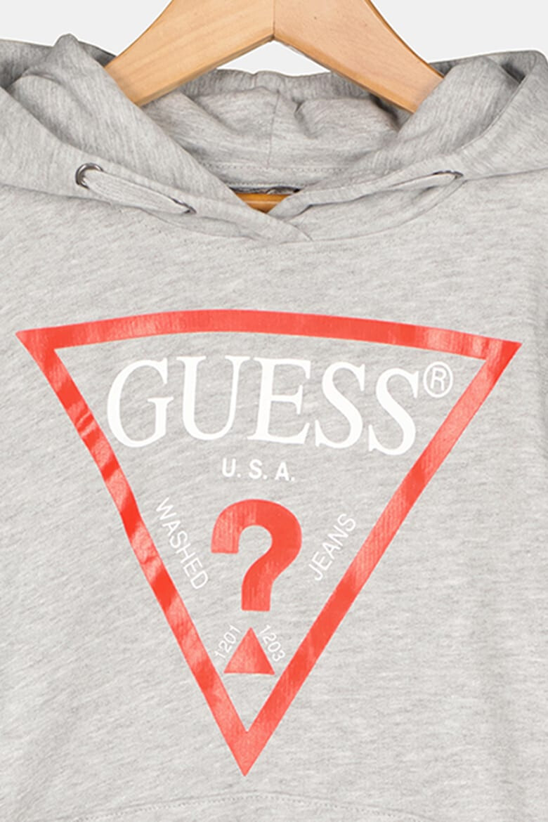 GUESS KIDS GUESS Памучно худи с джоб кенгуру - Pepit.bg