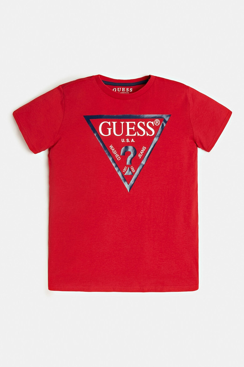 GUESS KIDS Тениска от органичен памук с лого - Pepit.bg