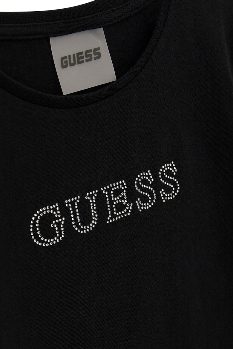 GUESS KIDS GUESS Тениска с декоративни камъни - Pepit.bg