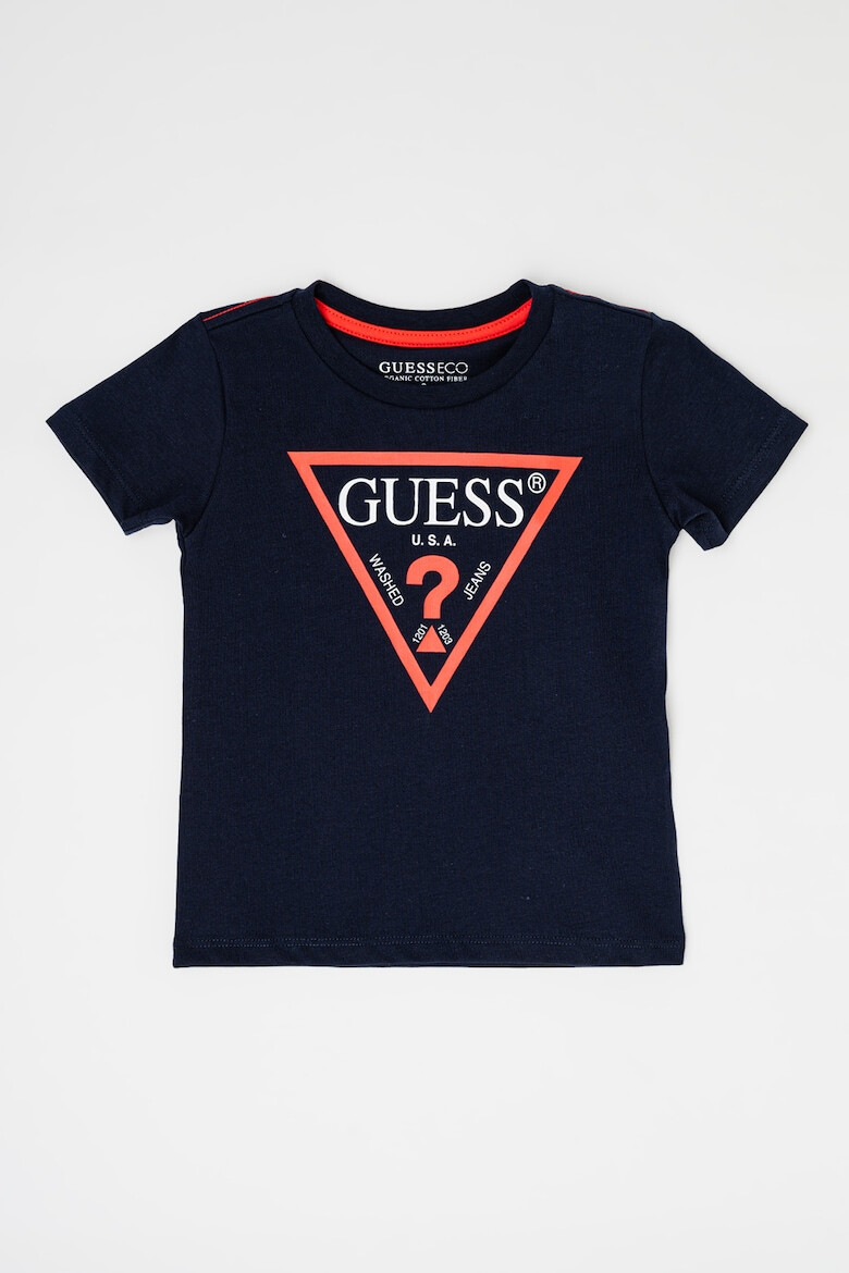 GUESS KIDS GUESS Тениска с овално деколте и лого - Pepit.bg