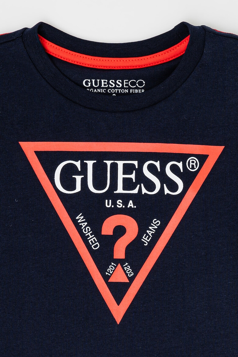 GUESS KIDS GUESS Тениска с овално деколте и лого - Pepit.bg