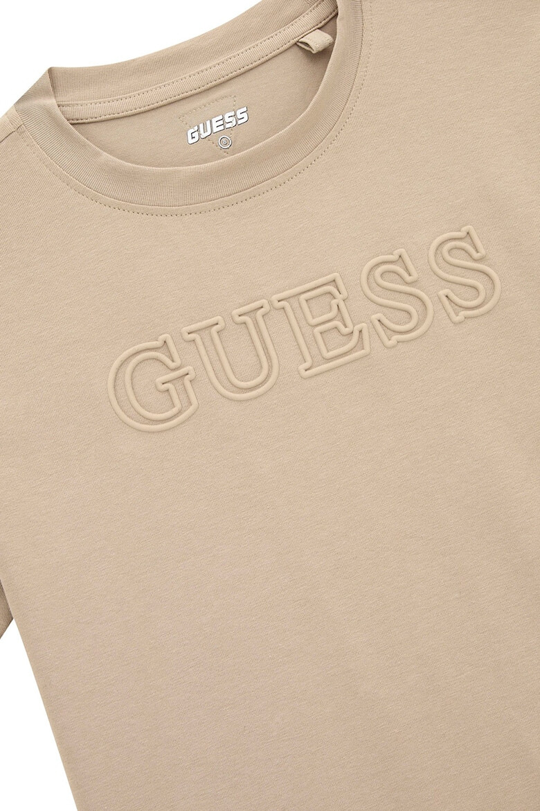 GUESS KIDS Тениска с овално деколте и релефно лого - Pepit.bg