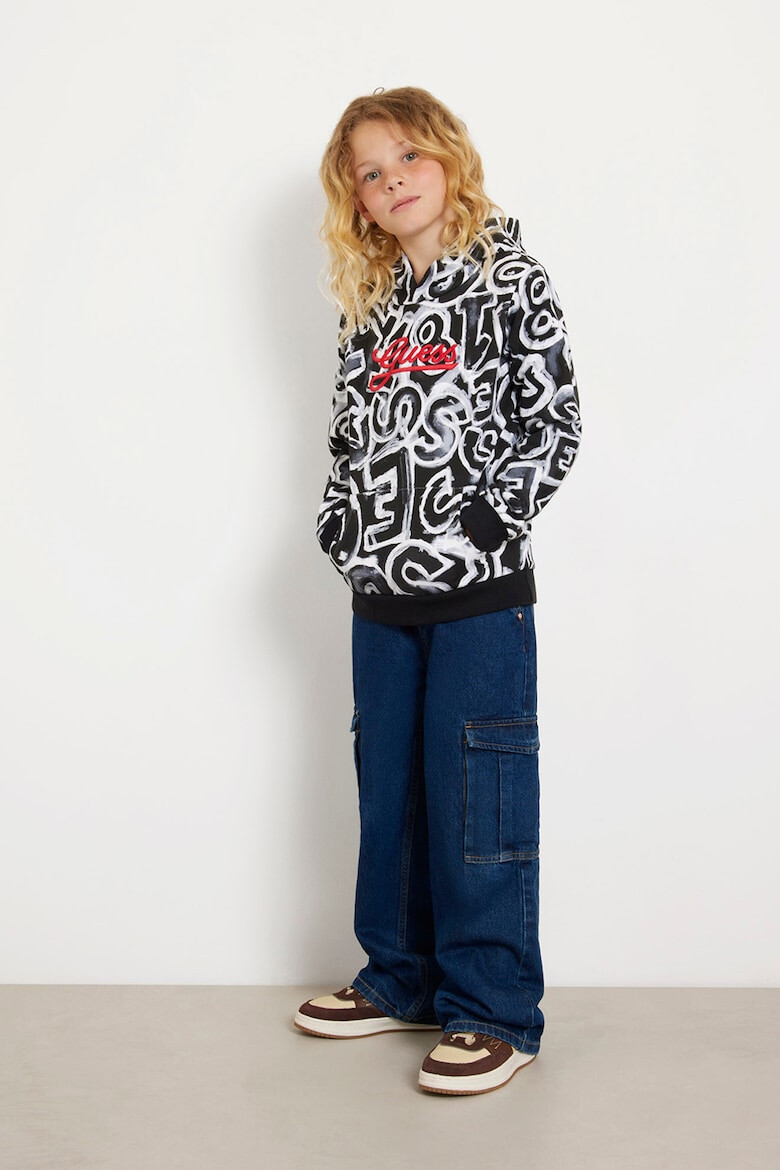 GUESS KIDS Худи с принт и бродирано лого - Pepit.bg