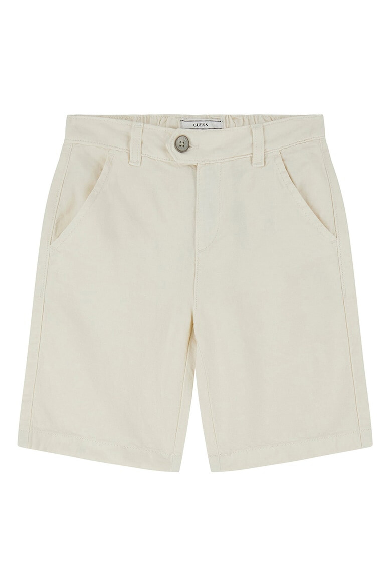 GUESS KIDS Къс панталон с лен - Pepit.bg
