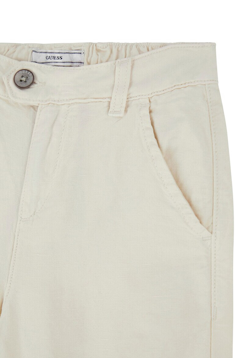 GUESS KIDS Къс панталон с лен - Pepit.bg