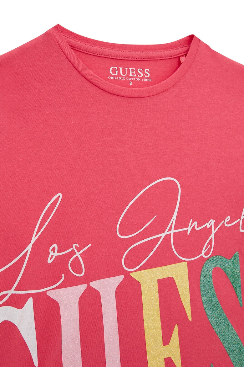 GUESS KIDS Къса блуза с лого - Pepit.bg