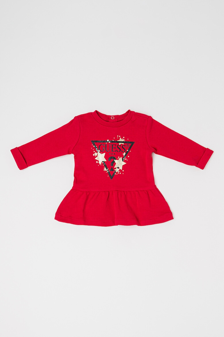 GUESS KIDS Памучна рокля с гащички - 2 части - Pepit.bg